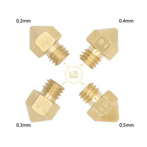 MK8 nozzle  impressora 3D printer Extruder nozzle for   Prusa i3 extruder