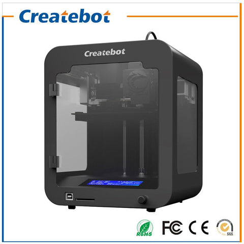 High Accuracy Createbot Super Mini 3D Printer 5 Colors for Option Fine Shape Low Price Build Size 85*80*94mm Small 3D Printer