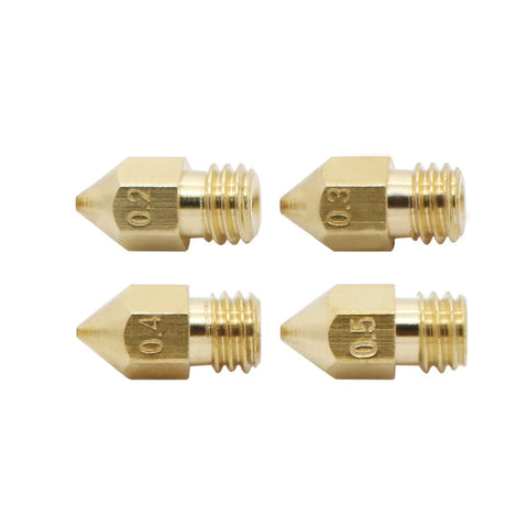 5pcs mk8 hotend Nozzle  Print Head For 1.75MM filament for 3d printer