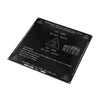 Black MK3 heatbed latest Aluminum heated bed dual power MK2B Upgraded MK2A 214*214mm diameter like MK2B Support 12V 24V