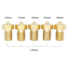 e3d v5 j-head hot end for 1.75/3.0mm filament E3D Bowden Extruder 0.3/0.4/0.5mm Nozzle Optional