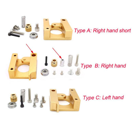 3D Printer makerbot MK8 Extruder Aluminum extrusion Frame Block DIY Kit  for Reprap i3